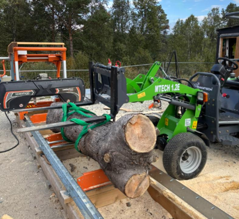 Båndsagbruk i drift